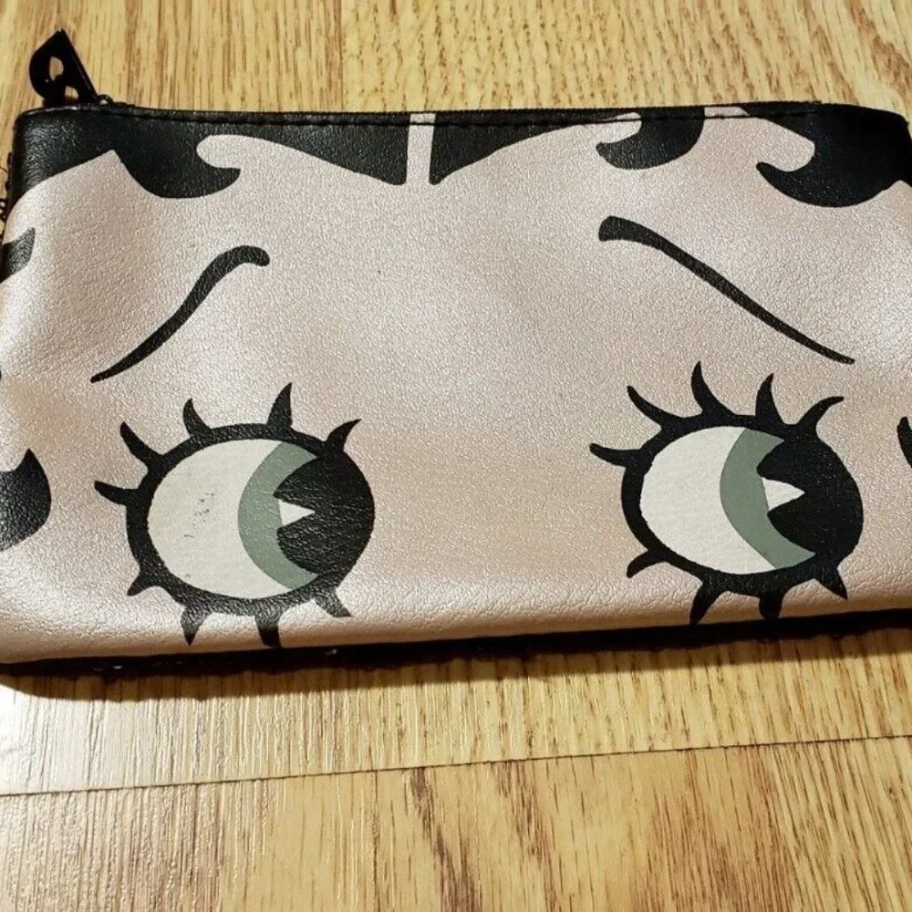 Betty Boop IPSY Make Up Bag  Sequins  Zippered